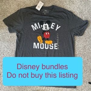 Disney T-Shirt Bundle (DO NOT BUY See Description)